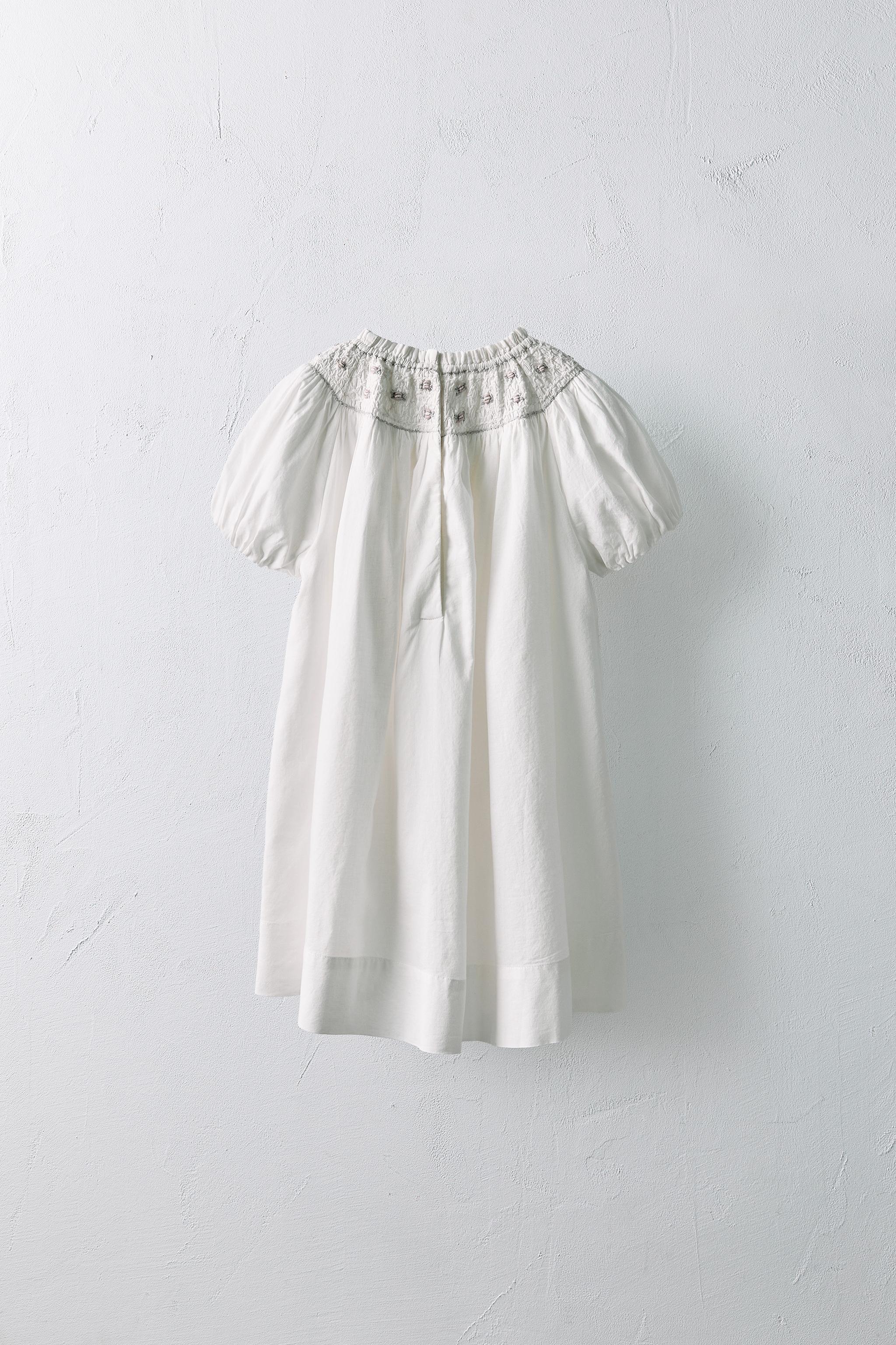 2-5 YEARS/ LIMITED EDITION EMBROIDERED FLORAL DRESS